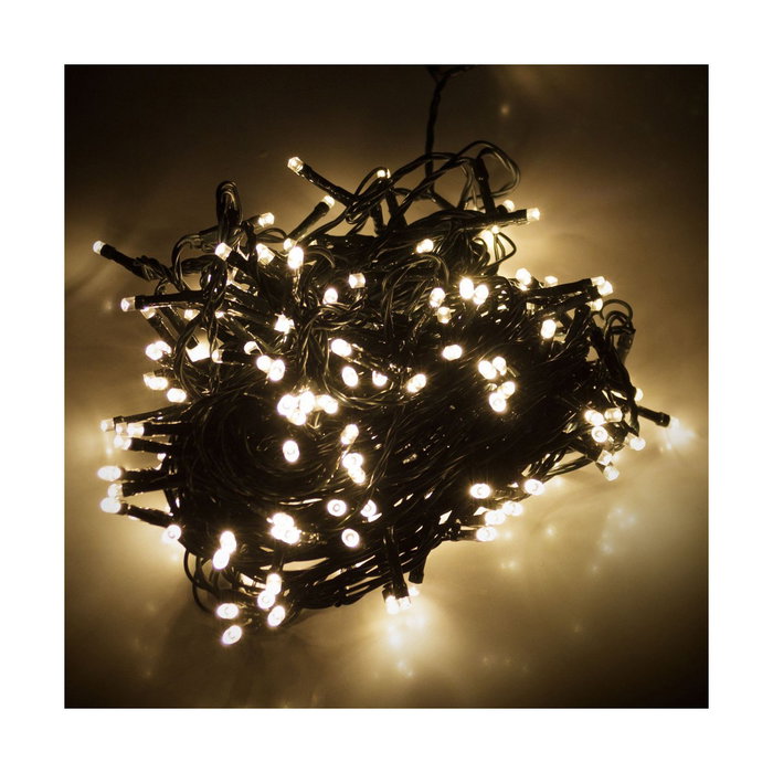 Guirnalda 180 LEDs Blanco Cálido 16,5m