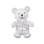 Peluche para Colorear Pincello Blanco Negro Oso (8 Unidades)