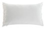 DKD Home Decor Cojín Urban Poliester Blanco Beige 50 x 30 x 8 cm (2 Unidades)