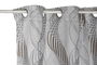 DKD Home Decor Cortina Tradicional Gris Poliester 270 x 140 cm (2 Unidades)