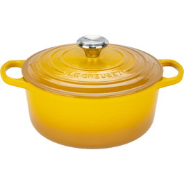 Le Creuset Signature Casserole redonda de 24 cm nectar