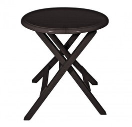PLAYA Mesa Plegable Finstock 65x70 cm Wengue