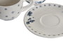 DKD Home Decor Stella maris Cafe Atlantico Azul Blanco 18 x 20 x 20 cm Set de 6