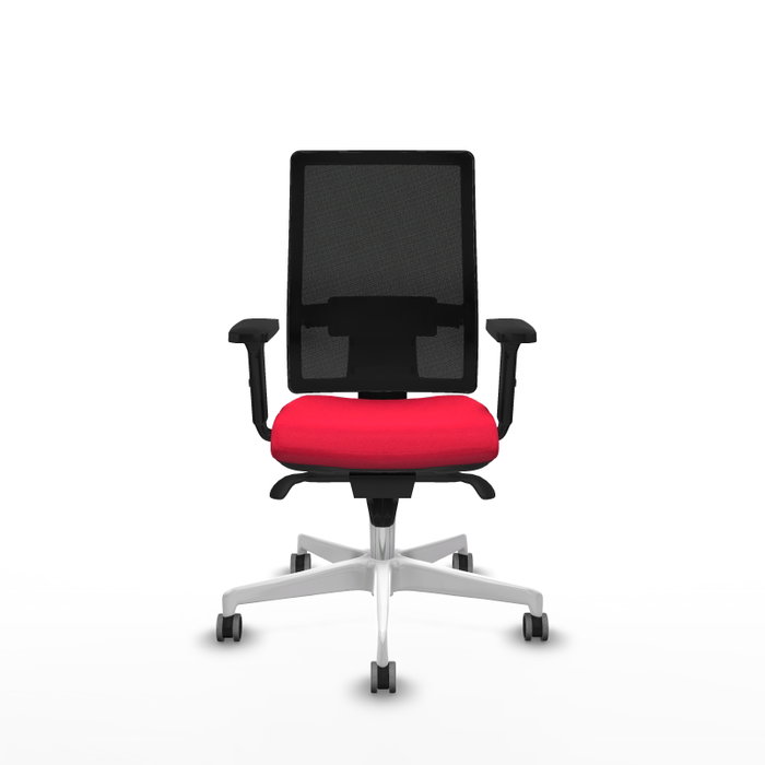 PIQUERAS Y CRESPO Silla de oficina Horna Rojo/Negro con mecanismo Sincro PIQUERAS Y CRESPO Silla de oficina Horna Rojo/Negro con mecanismo Sincro