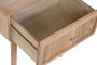 DKD Home Decor Mesita de Noche de Pino y MDF con 1 Cajón - Natural
