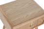 DKD Home Decor Mesita de Noche de Pino y MDF con 1 Cajón - Natural