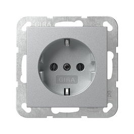 GIRA 418826 Schuko System 55 F Alu 220-250V 50/60Hz 5-35°C 32mm