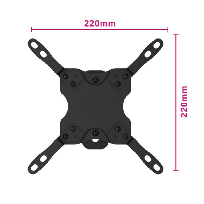 Ewent EW1520 Soporte de Pared para TV con Movimiento Completo, Negro Ewent EW1520 Soporte de Pared para TV con Movimiento Completo, Negro