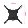 Ewent EW1520 Soporte de Pared para TV con Movimiento Completo, Negro