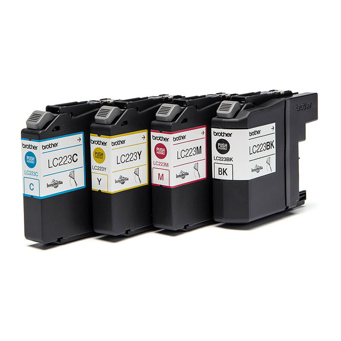 Brother LC-223 Multipack Negro, Cian, Magenta y Amarillo