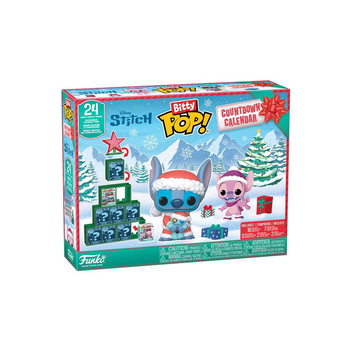 Disney Bitty POP! Calendario de adviento 24 Day Countdown Stitch Holiday Disney Bitty POP! Calendario de adviento 24 Day Countdown Stitch Holiday
