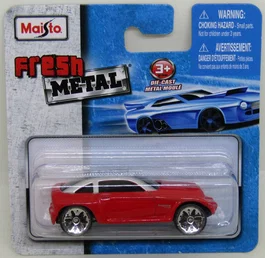 Maisto Fresh Metal Jeep Jeepster, Coche de juguete Rojo, 1:64
