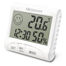 Medisana HG 100 Higrómetro y Termómetro Digital Blanco