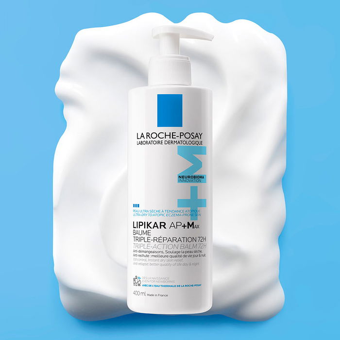 La Roche Posay LIPIKAR AP+ MAX bálsamo triple reparación 72H 400 ml