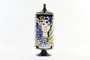 DKD Home Decor Jarrón de Porcelana Cara Multicolor y Negro 15x15x38 cm