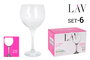Lav Set 6 Copas Combin. Misket 645Cc (4 Cajas)