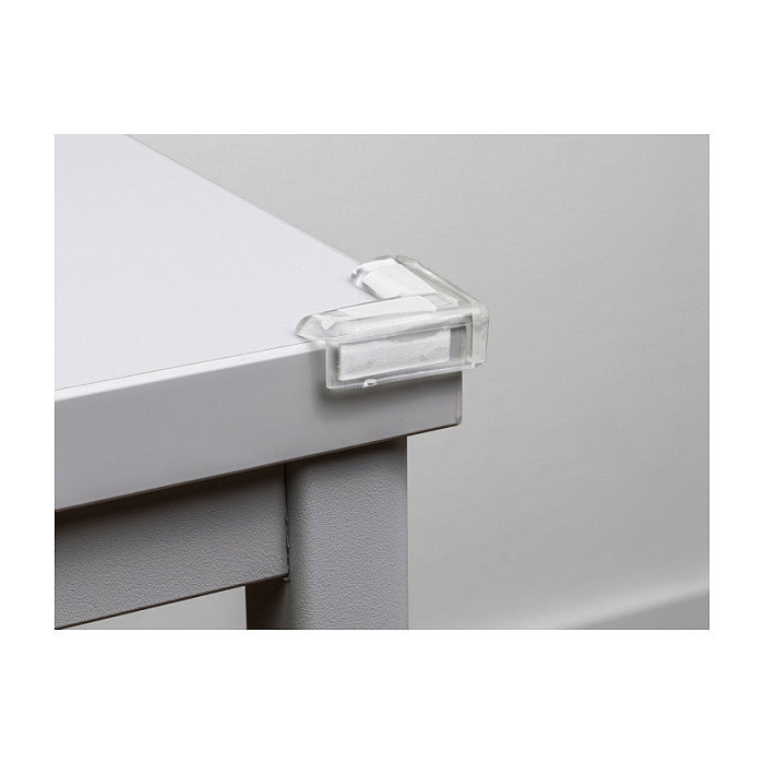 DeLOCK Protector de bordes autoadhesivo 40 x 40 x 13 mm transparente