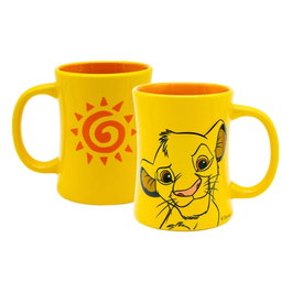 Disney El rey león Taza con relieve en 3D Simba 360 ml