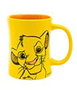 Disney El rey león Taza con relieve en 3D Simba 360 ml