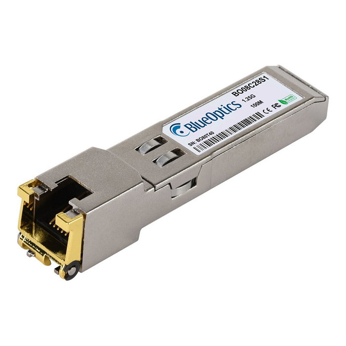 BlueOptics FG-TRAN-GC-BO BO08C28S1 transceptor SFP 1000BASE 100 m fibra óptica compatible Fortinet