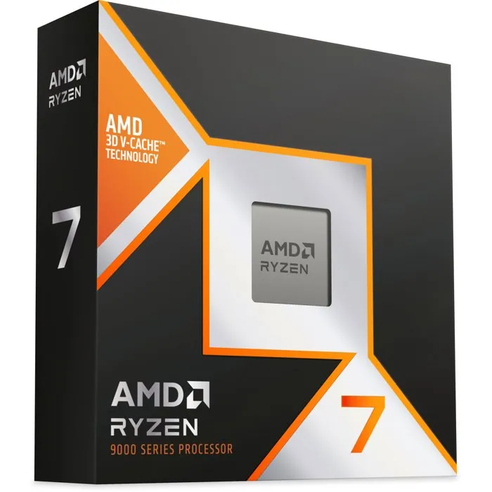 AMD Ryzen 7 9850X3D Procesador AM5 8 Núcleos 16 Hilos 5,6 GHz 96MB L3 Caja AMD Ryzen 7 9850X3D Procesador AM5 8 Núcleos 16 Hilos 5,6 GHz 96MB L3 Caja