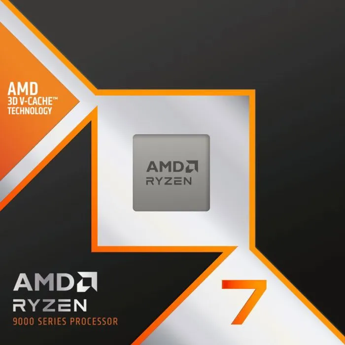 AMD Ryzen 7 9850X3D Procesador AM5 8 Núcleos 16 Hilos 5,6 GHz 96MB L3 Caja AMD Ryzen 7 9850X3D Procesador AM5 8 Núcleos 16 Hilos 5,6 GHz 96MB L3 Caja