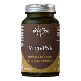HIFAS DA TERRA Mico Corio+ Vit C Suplemento con Vitamina C y Coriolus Versicolor 70 Cápsulas