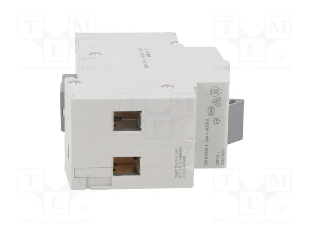 HAGER RCBO 16A 30mA 240VAC 1+N HAGER RCBO 16A 30mA 240VAC 1+N
