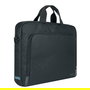 Mobilis Maletín The One para Portátil 14-16" Negro, Poliéster Reciclado 30%, Resistente al Agua y Golpes, Tirante para Hombro, Cremallera