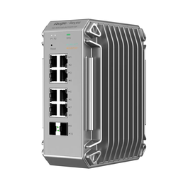 Ruijie Networks RG-NIS3100-8GT2SFP-HP Switch Gestionado L2 PoE 8 Puertos RJ-45 Gigabit Gris