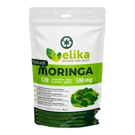 ELIKAFOODS Moringa 120 Comp. Fuente de Vitaminas y Minerales Antioxidantes