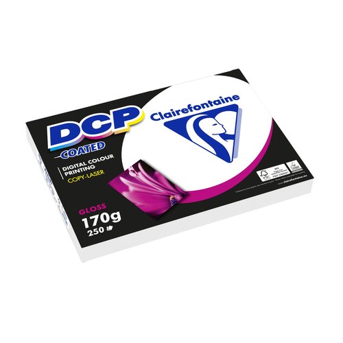 Papel A3 Clairefontaine Dcp Couche Gloss 170G 250H (Set de 5) Papel A3 Clairefontaine Dcp Couche Gloss 170G 250H (Set de 5)