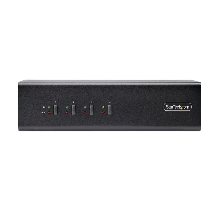 StarTech Switch KVM de 4 Puertos para 2 Monitores DisplayPort 4K 60Hz StarTech Switch KVM de 4 Puertos para 2 Monitores DisplayPort 4K 60Hz