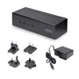 StarTech Switch KVM de 4 Puertos para 2 Monitores DisplayPort 4K 60Hz