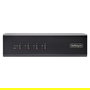 StarTech Conmutador KVM de 4 Puertos y 2 Monitores DisplayPort - 4K 60Hz - Switch 4 PC con USB 3.0, 2x USB 2.0 y Control por Hotkey/Botones