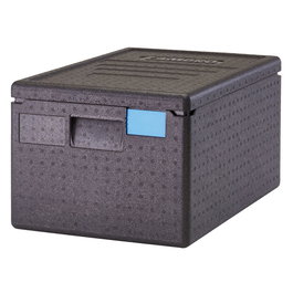 CAMBRO - EPP180-110 - Contenedor isotérmico con carga superior Cam Gobox GN 1/1 46 L - 60 x 40 x 31,6 cm (Ext) - 53,8 x 40 x 25,3 cm (Int) - Negro