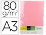 Liderpapel Papel de color Rosa Din A3 80 g, 500 hojas