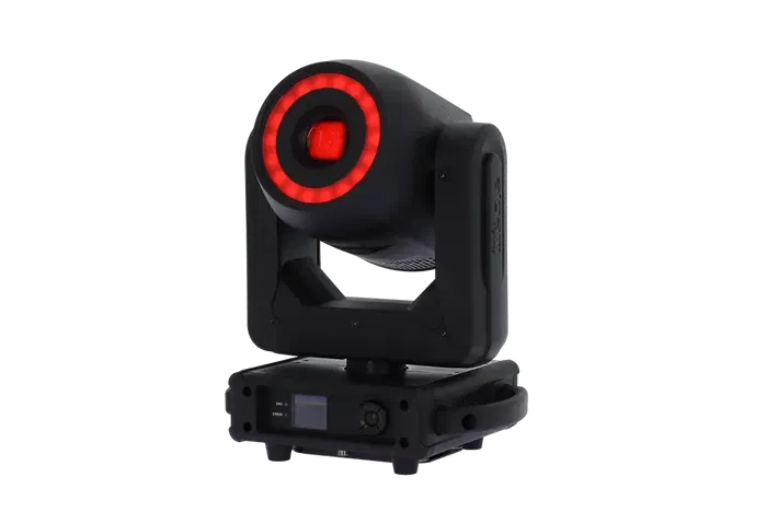 Algamlight Cabeza Móvil Spot LED 150W 120W Blanco + RGB 18 Anillos, Enfoque Motorizado, Prisma 3 Facetas DMX RDM