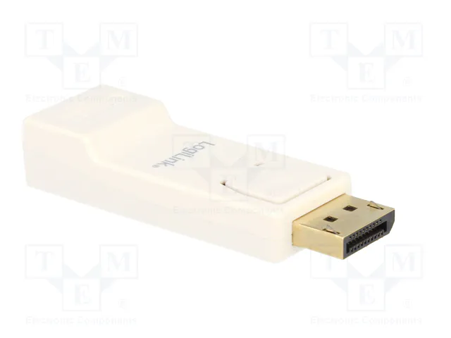 LogiLink Adaptador DisplayPort a HDMI 1080p/60 Hz Blanco LogiLink Adaptador DisplayPort a HDMI 1080p/60 Hz Blanco