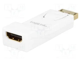 LogiLink Adaptador DisplayPort a HDMI 1080p/60 Hz Blanco