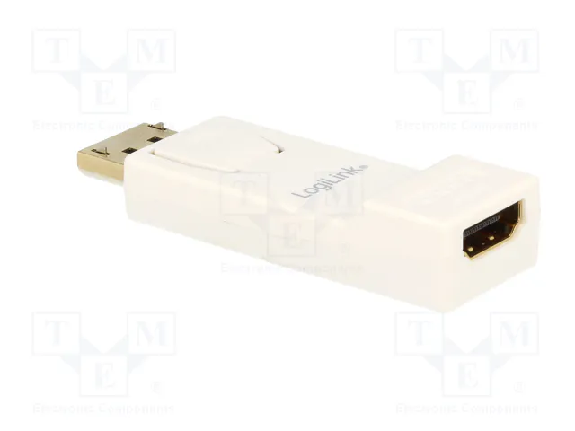 LogiLink Adaptador DisplayPort a HDMI 1080p/60 Hz Blanco LogiLink Adaptador DisplayPort a HDMI 1080p/60 Hz Blanco