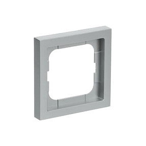 BUSCH-JAEGER BJ 1721-183K Future Linear Alusilber, Marco para mecanismo interruptor de luz, 1 módulo