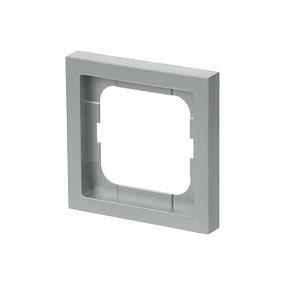 BUSCH-JAEGER BJ 1721-183K Future Linear Alusilber, Marco para mecanismo interruptor de luz, 1 módulo