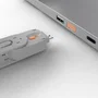 Lindy Bloqueador de puerto USB tipo A Naranja con llave, Pack de 5