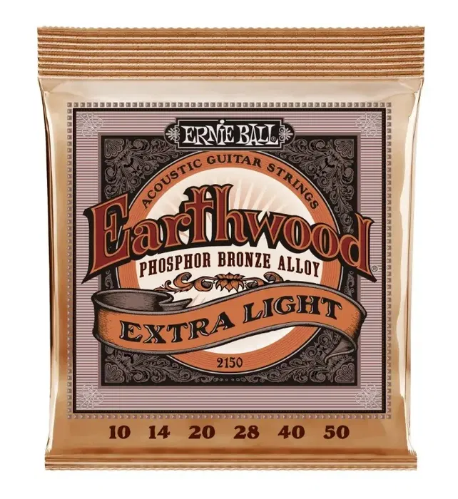 Ernieball Juego Acústica Earthwood 92/8 Phosphor Bronze Xlight 10-50