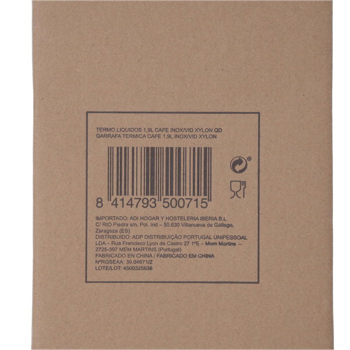 Termo Acero Inoxidable Xylon Quid 1,9 L Termo Acero Inoxidable Xylon Quid 1,9 L