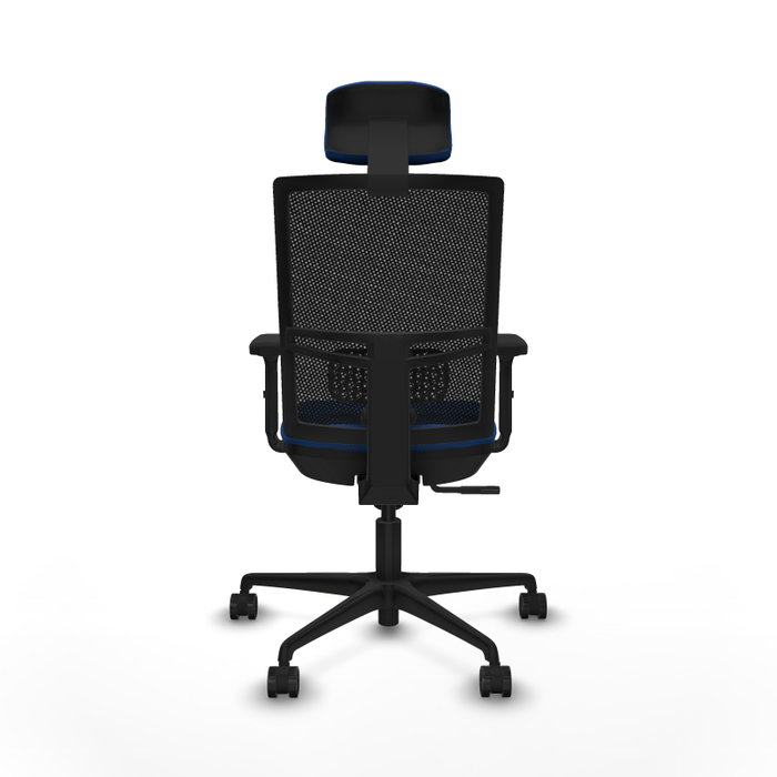 PIQUERAS Y CRESPO Silla de oficina Yunquera con mecanismo Sincro, Azul y Negro PIQUERAS Y CRESPO Silla de oficina Yunquera con mecanismo Sincro, Azul y Negro