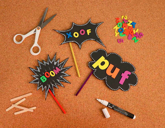 Innspiro Números 0-9 y Letras Mayúsculas de Goma EVA Adhesiva 20mm, 180 unidades