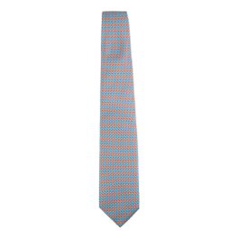 Chopard Corbata Design 19 Azul Cielo/Naranja en Seda
