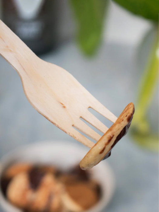 Algon Set de 12 Tenedores de Madera de 16 cm - Utensilio Reutilizable de Mesa (36 Unidades) Algon Set de 12 Tenedores de Madera de 16 cm - Utensilio Reutilizable de Mesa (36 Unidades)